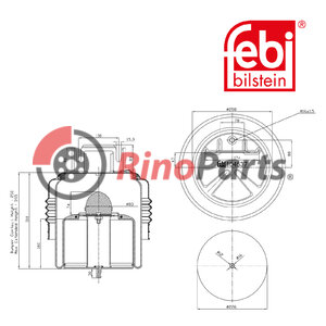 22047988 Air Spring with isolating cover
