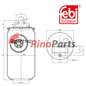 5 0004 2600 Air Spring without piston