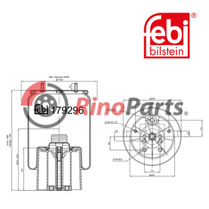 05.429.43.20.0 S Air Spring with plastic piston