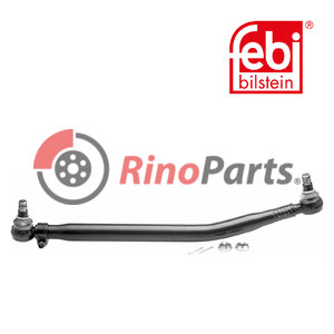 50 10 294 288 Drag Link with castle nuts and cotter pins, from steering gear to 1st front axle