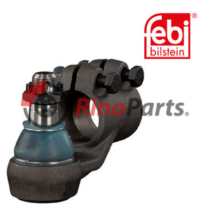 1235 514 Tie Rod End with castle nut and cotter pin