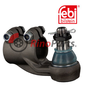 1235 514 Tie Rod End with castle nut and cotter pin