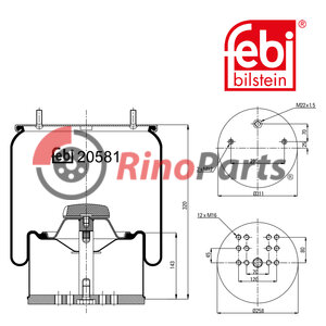 05.429.41.31.1 Air Spring with steel piston