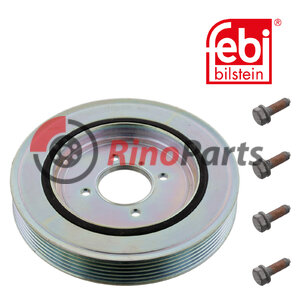 0515.Q6 S1 TVD Pulley for crankshaft, with bolts