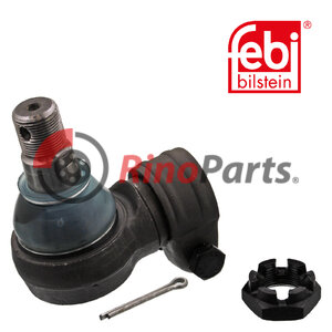 81.95301.6238 Angle Ball Joint for steering hydraulic cylinder with castle nut and cotter pin