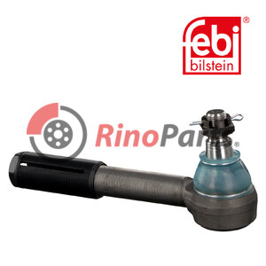 85104188 S1 Tie Rod / Drag Link End with threaded sleeve, castle nut and cotter pin