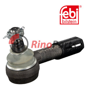 21263974 S1 Tie Rod / Drag Link End with threaded sleeve, castle nut and cotter pin