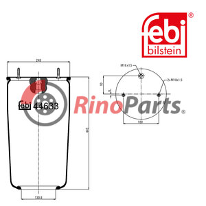 1079718 Air Spring without piston