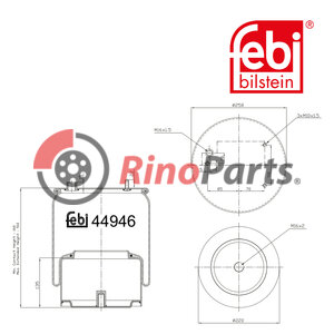 1794 421 Air Spring with steel piston