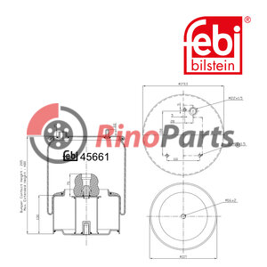 1152 126 Air Spring with steel piston