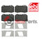 006 420 32 20 Brake Pad Set with additional parts