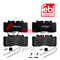 003 420 50 20 Brake Pad Set with additional parts