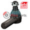1697247 Tie Rod / Drag Link End with castle nut and cotter pin