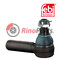 1697247 Tie Rod / Drag Link End with castle nut and cotter pin