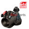 1235 514 Tie Rod End with castle nut and cotter pin