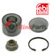 77 01 206 849 S1 Wheel Bearing Kit with drive shaft bolt, circlip and dust cap