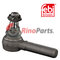 001 460 06 48 Tie Rod / Drag Link End with castle nut and cotter pin