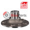 638 334 01 01 Wheel Hub without Ložisko a náboj kolesa