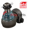 81.95301.6238 Angle Ball Joint for steering hydraulic cylinder with castle nut and cotter pin