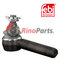 1389 190 Tie Rod End with castle nut and cotter pin