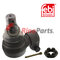 1361 618 Angle Ball Joint for steering hydraulic cylinder with castle nut and cotter pin
