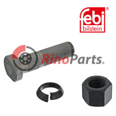 3 302 1077 00 Wheel Stud with limit ring and wheel nut