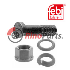 318 402 00 71 S2 Wheel Stud with rings and wheel nut