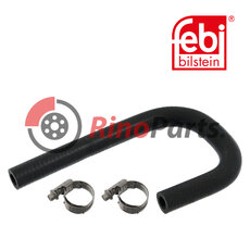 1340 132 S1 Coolant Hose with hose clamps