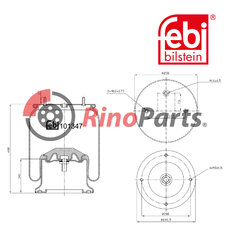 1616 000 Air Spring with steel piston