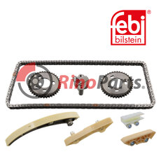 1 099 874 S1 Timing Chain Kit for camshaft, with guide rails and chain tensioner