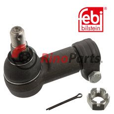 3193731 Angle Ball Joint for steering hydraulic cylinder with castle nut and cotter pin