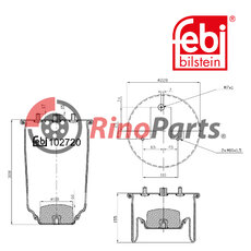 5 0004 2606 Air Spring without piston