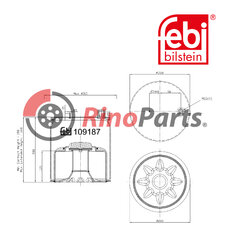 960 320 75 57 Air Spring with steel piston