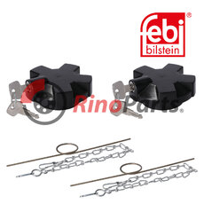 1079941 Tank Cap Set lockable, solid with gasket and chain