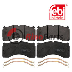 MDP 5076 S1 Brake Pad Set with additional parts