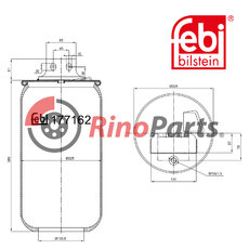 5 0004 2600 Air Spring without piston