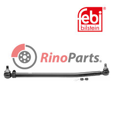 387 460 49 05 Drag Link with castle nuts and cotter pins, from steering gear to 1st front axle