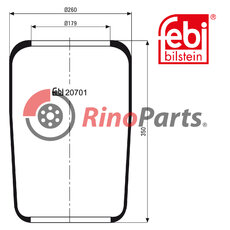 B 510040 Air Spring without piston