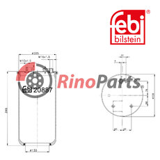0513 983 Air Spring without piston