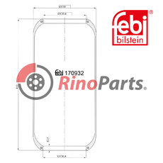 000 328 00 01 Air Spring without piston