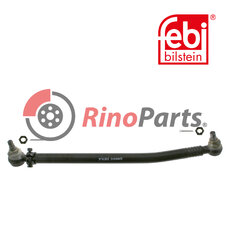 676 460 19 05 Drag Link with castle nuts and cotter pins, from steering gear to 1st front axle