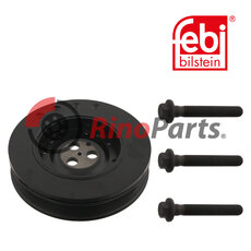1 351 731 S1 TVD Pulley for crankshaft, with bolts