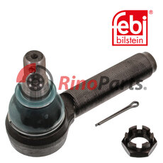 21263821 Tie Rod / Drag Link End with castle nut and cotter pin