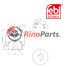 2 024 285 Air Spring with steel piston