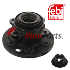906 350 02 49 S1 Wheel Bearing Kit with wheel hub, ABS sensor ring and castle nut
