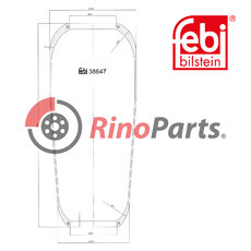 674 328 01 01 Air Spring without piston