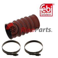 001 501 79 82 S1 Charger Intake Hose with hose clamps