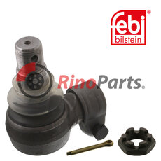 1361 618 Angle Ball Joint for steering hydraulic cylinder with castle nut and cotter pin