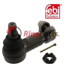 1344 684 Drag Link End with castle nut and cotter pin
