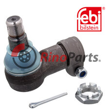 81.95301.6371 Angle Ball Joint for steering hydraulic cylinder with castle nut and cotter pin